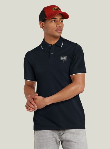 Polo Chest Logo Striped